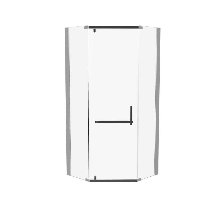 Душевое ограждение "Мирсант Aurora", 1000*1000*2000мм, размер под поддон, стекло 6мм