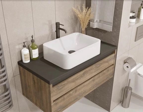 Умывальник &quot;Venera 45&quot; прямоугольный, 448*320мм, на столешницу