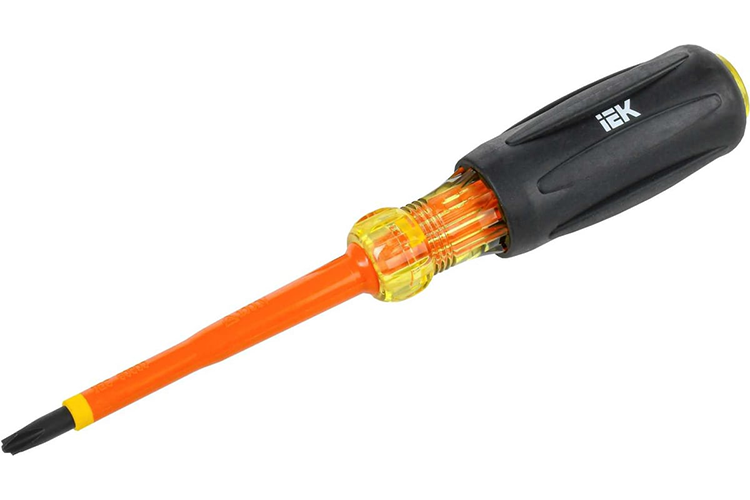 Отвертка диэлектрическая "ИЭК" ARMA2L 5, PZ/SL1х80 Т3