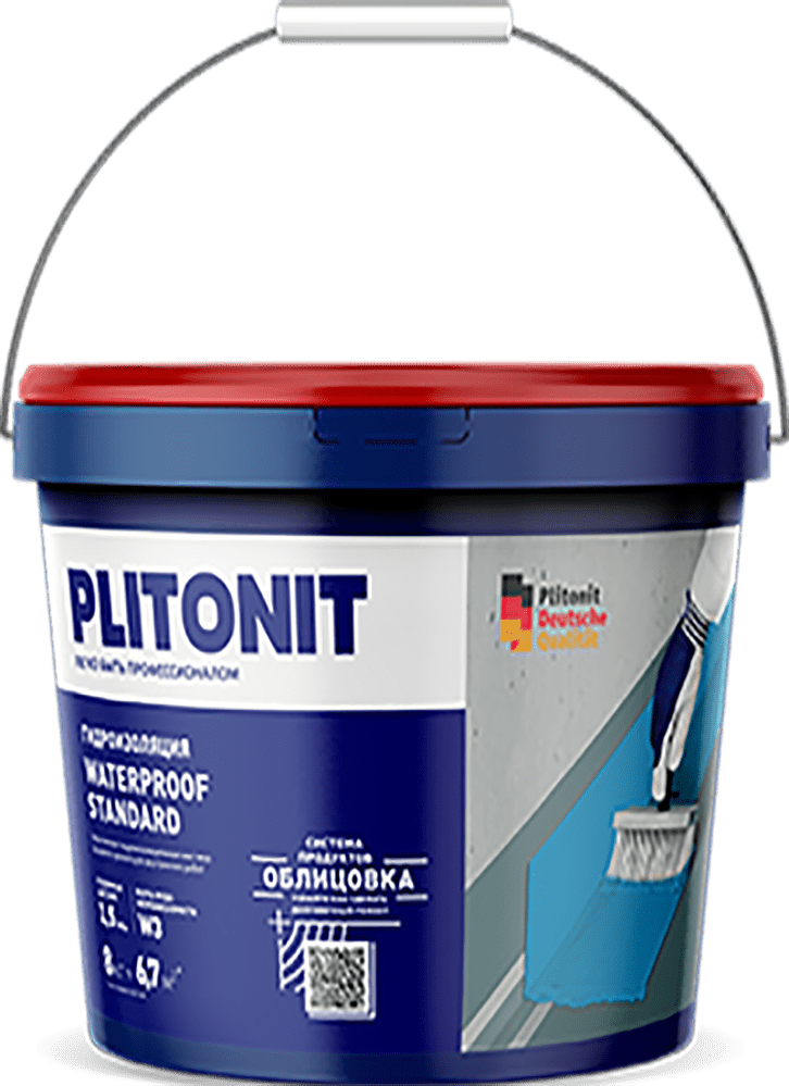 Мастика "Плитонит WaterProof Standart,  8 кг