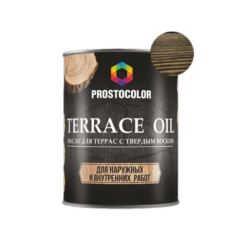 Масло для террас "PROSTOCOLOR", "Орех", 2,2л