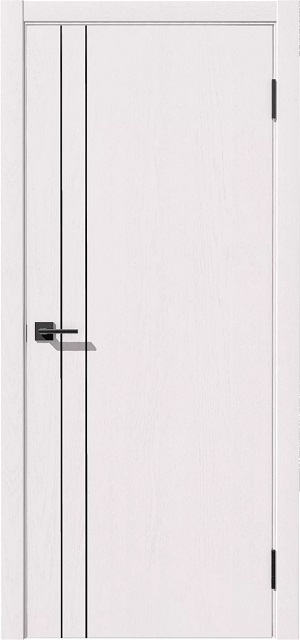 Дверное полотно &quot;Комета-2&quot;, 600*2000*38мм, глухое, ПВХ, &quot;Ясень снежный&quot; Дубрава Сибирь