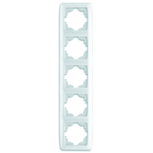 Рамка 5-ая, "Carmen Viko", белая, вертикальная