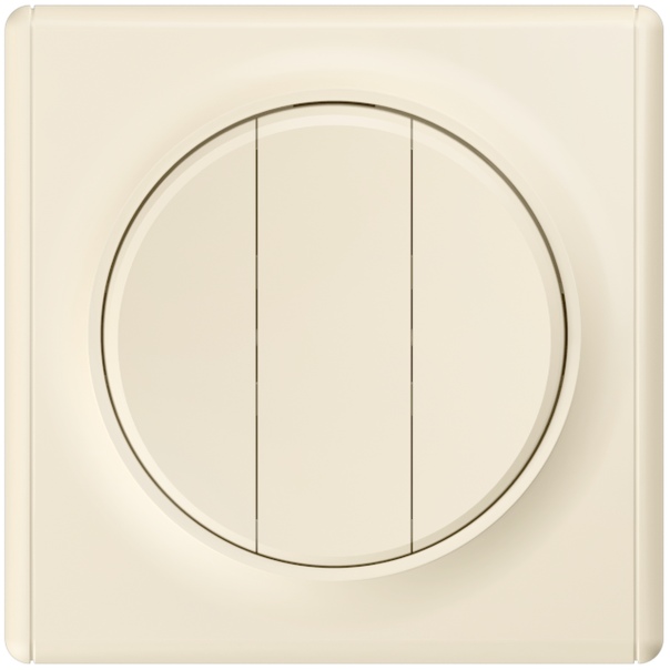 Выключатель 3-кл. "Florence" с/п, бежевый (без рамки)
