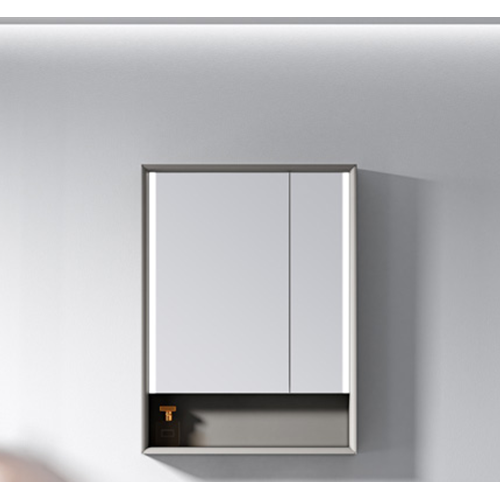 Шкаф с зеркалом Solomon BN321-60, бежевый, 600мм