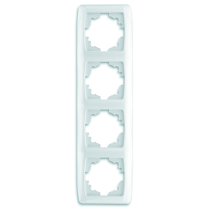 Рамка 4-ая, "Carmen Viko", белая, вертикальная