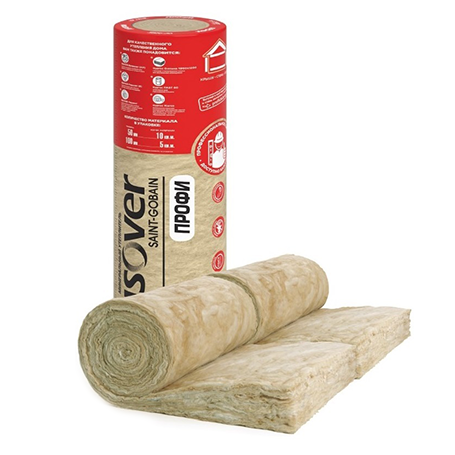 Утеплитель для всего дома Изовер/Vetonit Профи 4100*610*100мм, 5м2, 0,5м3, 2 плиты