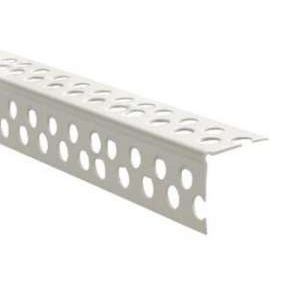 Угол ПВХ 20*20мм, L=3м, перфорированный