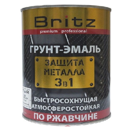 Эмаль по ржавчине &quot;3 в 1&quot; белая &quot;Люкс&quot;, 2,2кг