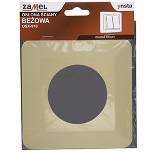 Накладка, одноместная, кремовая, защитная, на обои, OSX-910, "Zamel"