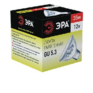 Лампа MR16 12V 35W GU5.3 ЭРА