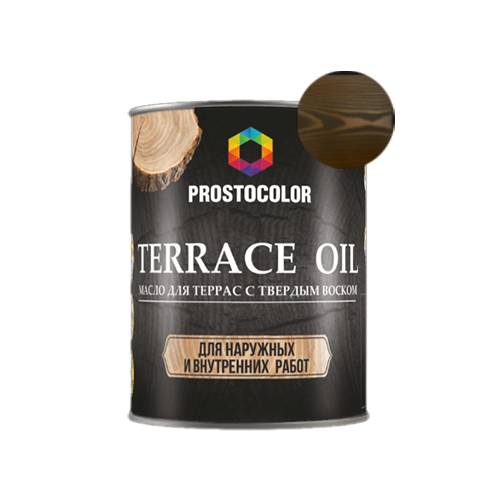 Масло для террас "PROSTOCOLOR", "Бруно", 0,75л