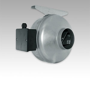 Вентилятор "Era" приточно-вытяжн. "Tornado EBM" D125 52Вт 370м3/час, двигатель EBM-papst, центробежн, корпус оцинк. сталь