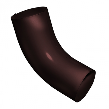 Металлическое колено трубы 60° "Шоколад" "Grand Line" d=90