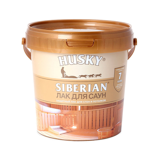 Лак для саун "HUSKY SIBERIAN", 0,9л