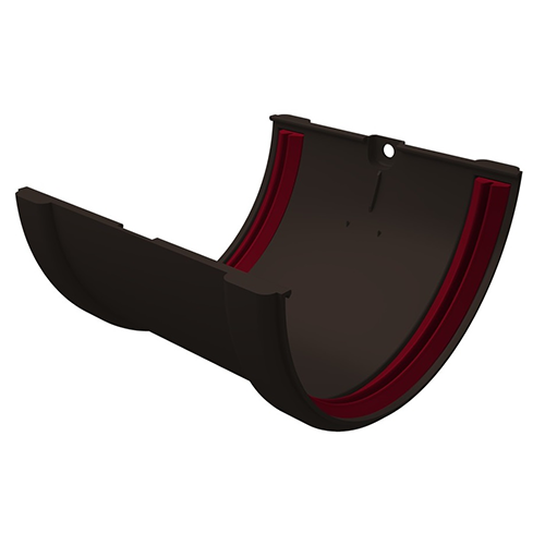 Соединитель желобов "Коричневый" "Grand Line"