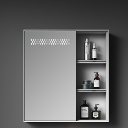 Шкаф с зеркалом Solomon 23-60, белый, 600мм