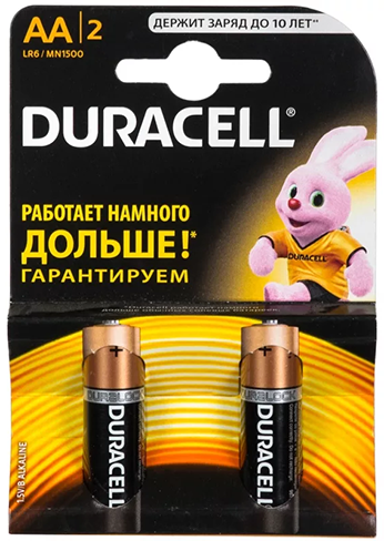 Эл.питания Duracell LR6-2BL BASIC тип: АА