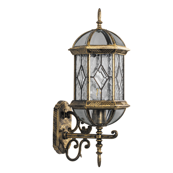 Светильник садово-парковый "Feron" настенный "PL130/530" Е27, 60Вт, 220В, IP44, чёрный