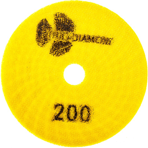 Алмазный гибкий шлифовальный круг мокрая шлифовка 100,  №200 Trio-Diamond