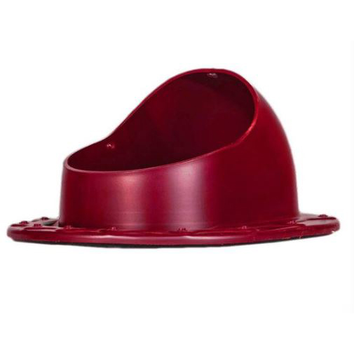 Элемент проходной пластиковый SPTS для фальцевой кровли, красный