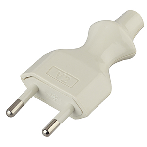 Вилка "Эра" белая, прямой ввод, б/з