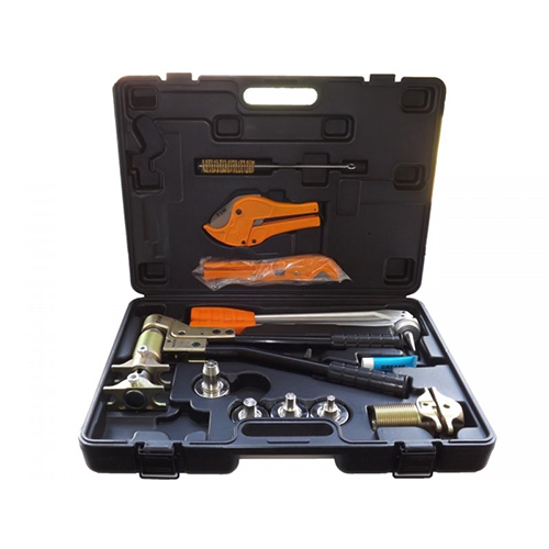 Пресс ручной аксиальный "Tim" FT1240A-18 PINK: 16-2,2;20-2,8; 25-3,5; 32-4,4, экспандер, ножницы