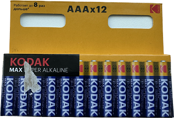 Эл. питания &quot;Kodak&quot; Max Super LR03-12BL тип AАA