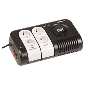 Стабилизатор напряжения, серии Simple 1,0 кВа "ИЭК"