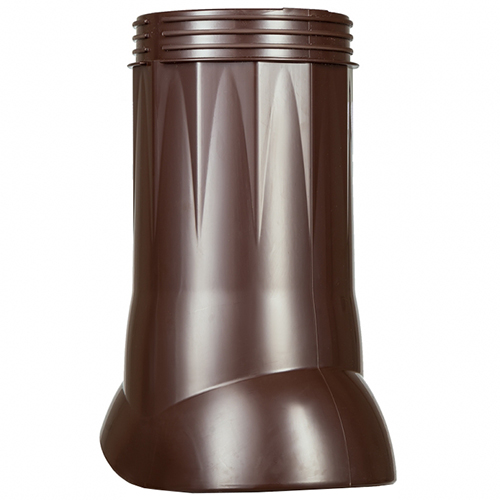 Труба вентиляционная пластиковая VWO d125/160, коричневый