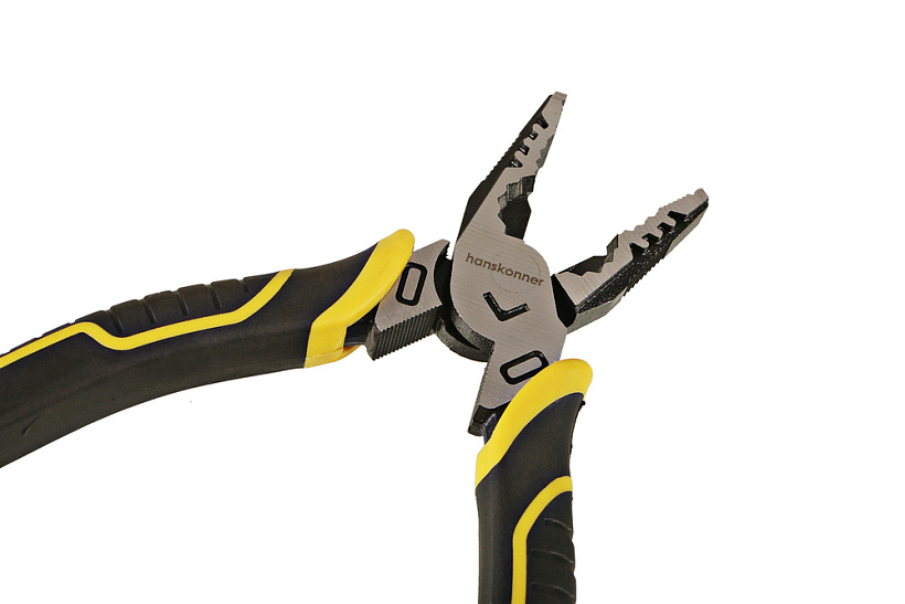 Пассатижи "Hanskonner",175мм, двухкомпонентные ручки
