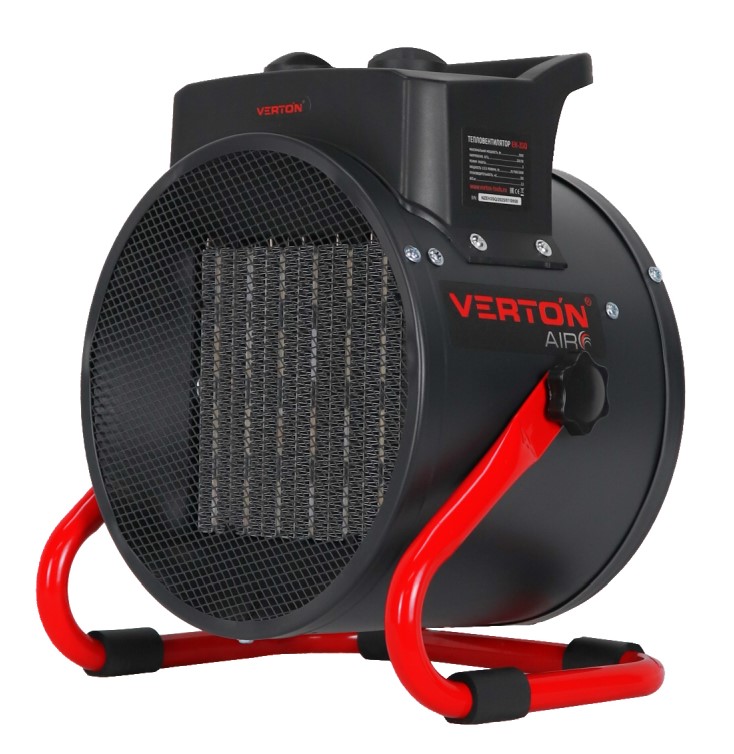 Тепловентилятор бытовой мощность 3000Вт, EH-3SQ 220В, 330м3/час, , &quot;Verton Air&quot;