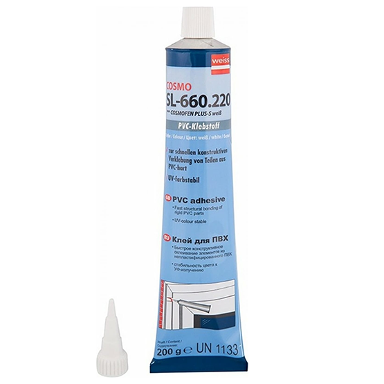 Клей для  ПВХ  "Cosmofen Plus-S", 200гр.