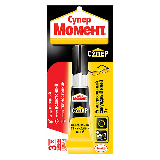 Клей "Супер Момент" на мульти-карте, 12*3г