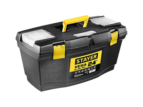 Ящик "Stayer" для инструмента пластиковый, 610*320*300мм,24"