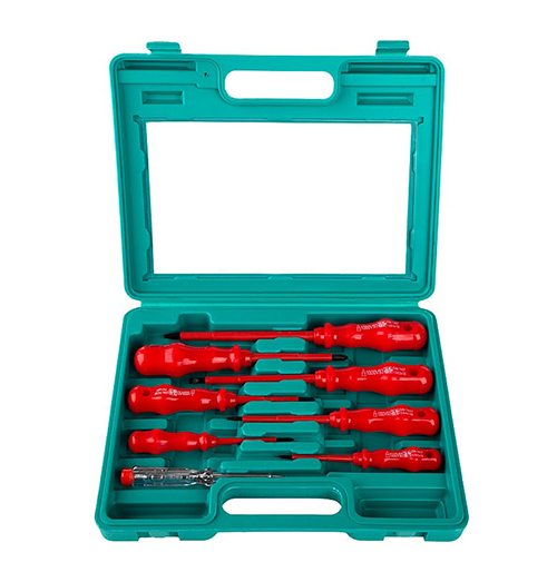 Набор отверток диэлектрические, 8 шт., CrV, кейс Sturm!