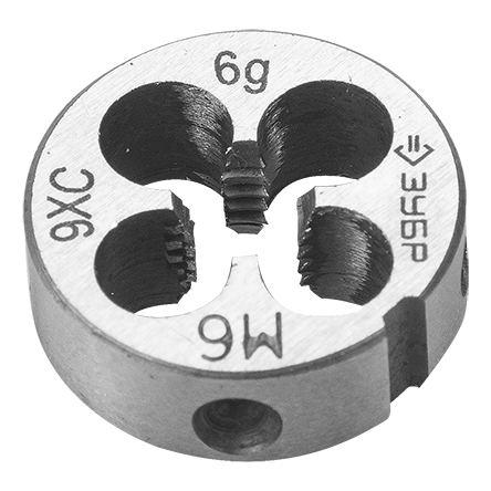 Плашка "Зубр мастер", для нарезания метрической резьбы, М6 x 0,75