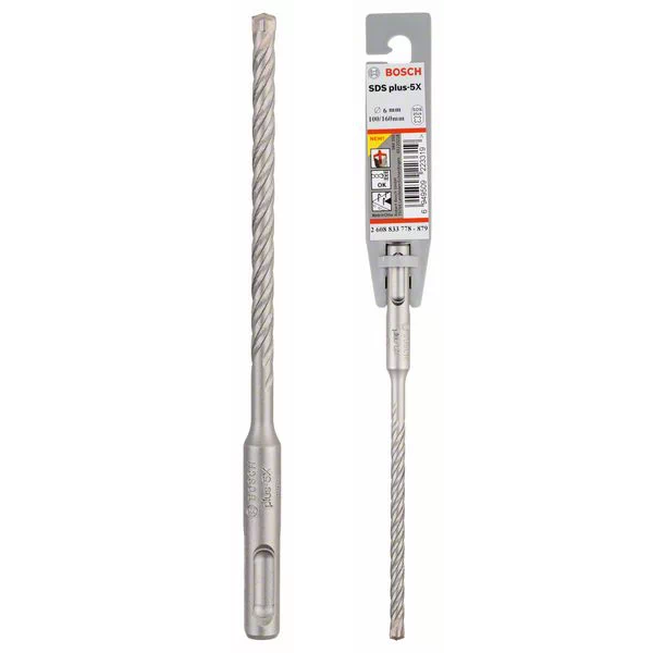Бур "Bosch" по бетону SDS plus-5Х, 6*100*160мм