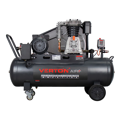 Компрессор ременной Air AC-150/700R производительность 700л/мин 3700Вт 220В максимальное рабочее давление 10 бар "Verton"