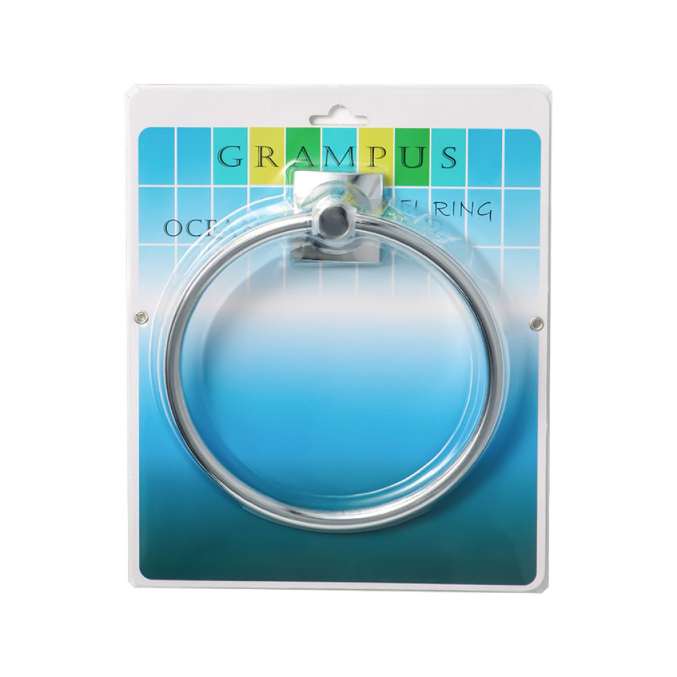 Держатель "Grampus Ocean" полотенец кольцо, хром, GR-2011