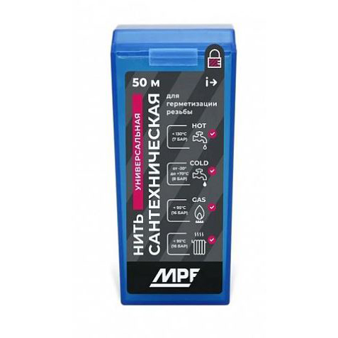 Универсальная нить для резбовых соединений &quot;MPF&quot;, 50м
