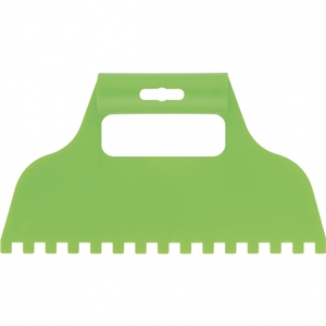 Зубчатый шпатель "Сибртех" для клея, пластмассовый 8*8мм, зубчатый!!!