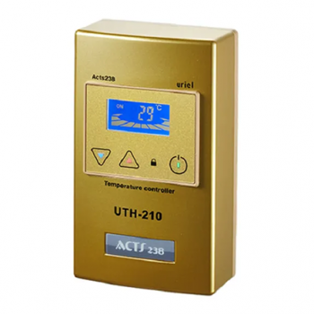 Терморегулятор "UTH-210" 4кВт открытой установки, 70*120*40мм, золото