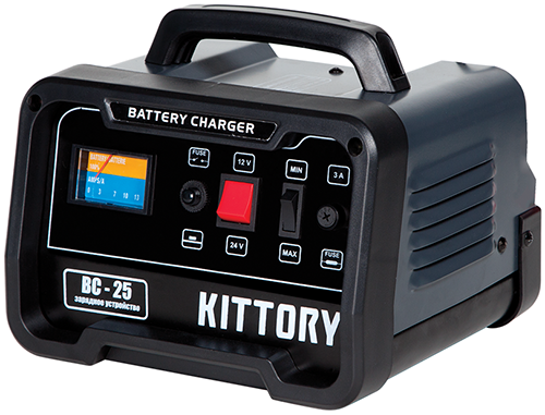 Зарядное устройство &quot;Kittory&quot; BC- 25,  напряжение 12/24В, 20-250Ач, 220В