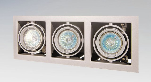Светильник потолочный 214037 CARDANO  16Х3 MR16/HP16 ТИТАН