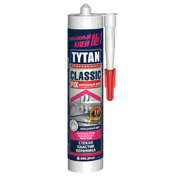 Жидкие гвозди "Tytan Classic Fix" прозрачные, 280мл