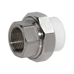 Муфта комбинированная &quot;TIM&quot; шестигранная с внутренней резьбой PPR RCF (F) 25*1/2в