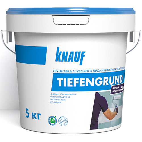 Грунт глубокого проникновения  5кг, 54шт, Кнауф Тифенгрунд