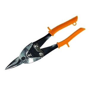 Ножницы "Sparta" по металлу 250мм, обрезиненные ручки, прямой рез