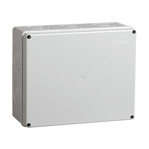 Коробка распределительная &quot;ИЭК&quot; для открытой проводки 240*195*90мм, IP44, Ral 7035, КМ41271